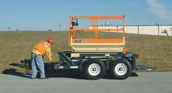 all loading and unloading at ground level n Eliminates chances of dropping cargo off ramps hydraulic mechanism used to lower the