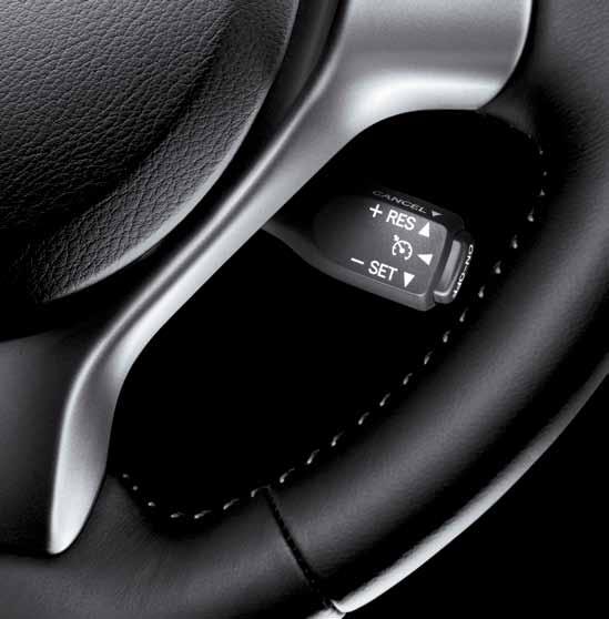 (Optional) Select a preferred cruising speed and the CT 200h maintains it without any further input.