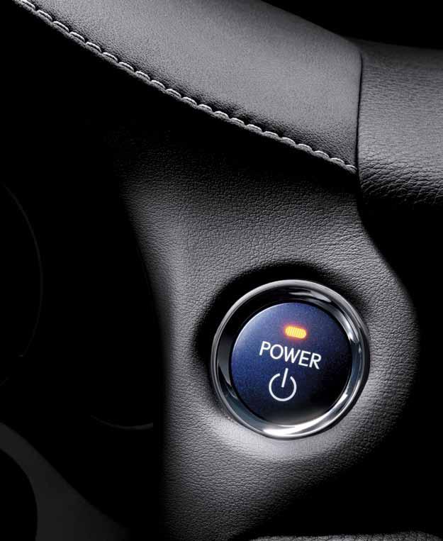 (Optional) POWER SWITCH The CT 200h features a push-switch start just by carrying the Electronic Key depress the brake pedal, push the power switch and the electric motor