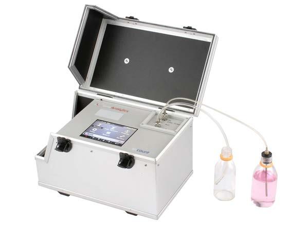 Laboratory instruments for quality control, analysis and calibration Particulates Seta AvCount2 Laser based Particle Counter (SA1000-2) ASTM D7619; ASTM D975 Particle size ISO 11171: 4μm(c) to