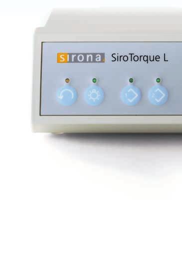 Make your dental practice more profitable with SiroTorque L. Hygiene safety. Integrated anti-retraction valve New from Sirona.