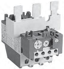 Thermal overload relays Type TA Class Thermal Overload relays Description Available for starter construction with A Line contactors and separate panel mounting Designed for close couple mounting