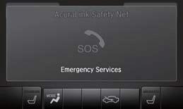 Emergency Assistance If your vehicle s airbags deploy or if the unit detects that the vehicle is severely impacted, your vehicle automatically attempts to connect to the AcuraLink operator if your