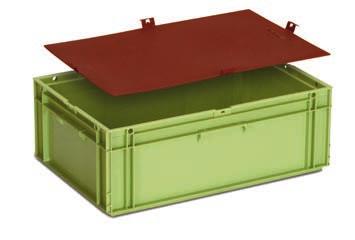 4 kg Lid 41-43 600 x 400 mm External dimensions: 41-6422-0 solid without 594 x 396 x 214 mm 41-6422-1 solid ODETTE