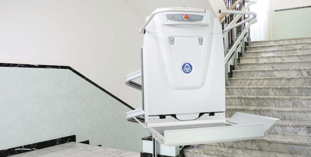 Supra and Supra Linea Platform Lifts FOR STRAIGHT AND CURVED STAIRCASES Our Inclined Platform Lifts are manufactured to meet the