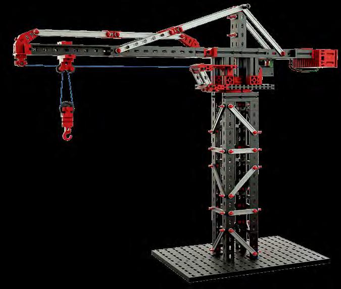 Crane You were able to gather experience from the areas of mechanics, levers and statics with the previous models. The final model will integrate this experience.