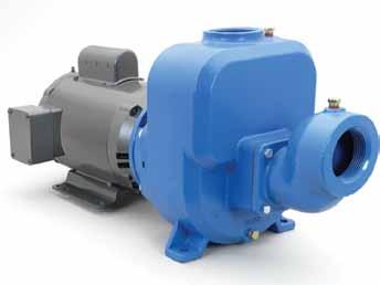 Self Priming Clear Liquids General information on Self-Priming pumps. PrimeLine SP Enclosed Impeller, Bronze Fitted General water handling in applications where the liquid level is below the pump.