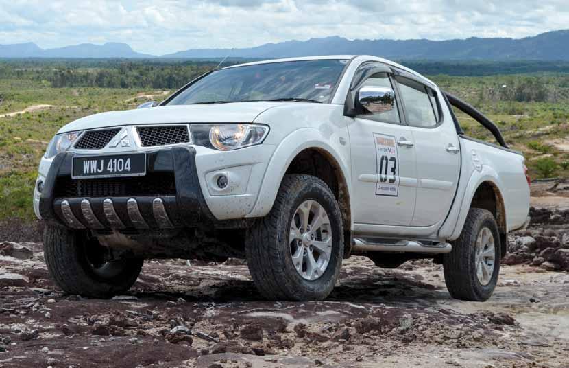 Issue 1 2012 news Triton VGT going through an off-road drive Mitsubishi Triton VGT launched The most powerful pick-up truck in its class Earlier this year, Mitsubishi Motors Malaysia introduced the