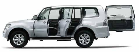 news Issue 1 2012 Flagship Pajero refreshed Fresh looks, new equipment Specifications Mitsubishi Pajero Engine Type (Code) 3.8-litre 24-valve V6 MIVEC Displacement 3,828 Max.