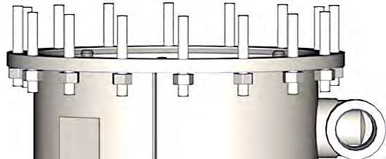 maximum to 1/16 inch minimum. See Figure 2-9 for a cut-away profile of how the baffle assembly should be installed. 12.