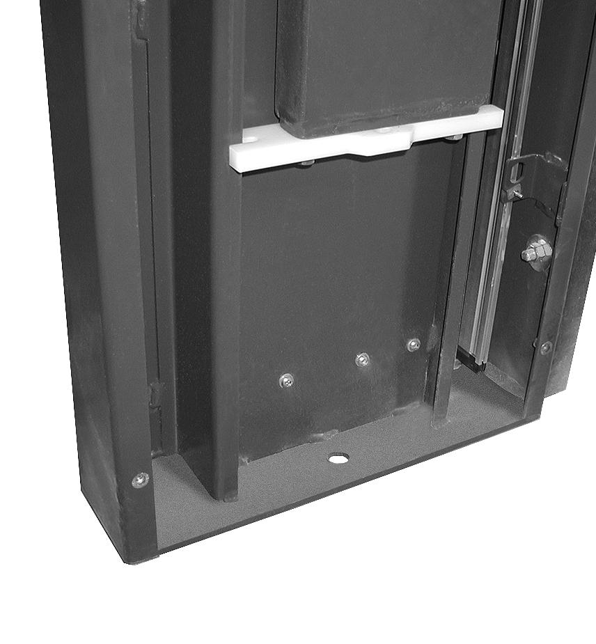 COUNTERWEIGHT ADJUSTMENT 1. Raise the door panel to the fully open position. 2. Remove the side column covers. 3. Turn off power to the door. A8600010 Figure 41 5.
