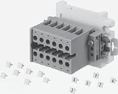 GHG4 Series Control Stations Nonmetallic or 6L Stainless Steel Corrosion Resistant Terminal Blocks and Potentiometers Technical Data Terminal Blocks Terminal block for easy field connections Base