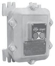 2C EMN Series Pushbutton Style Compact Manual IEC Starters Cl. I, Div. & 2, Groups C, D Cl. II, Div.
