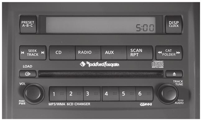 FM/AM/XM* RADIO WITH CD CHANGER (if so equipped) PRESET A B C BUTTON Press the PRESET A B C button until you reach the desired setting.
