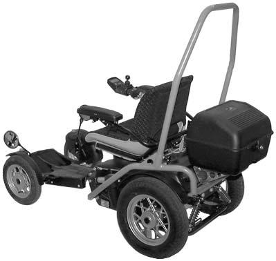 Accessories Fig. 30. Accessories Bow Trax accessories include a bow for mounting behind the wheelchair. The bow is silver. NB! The bow can not be mounted in conjunction with a CorpusII/T seat.