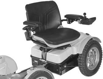 Operation Seat twist Seat twist makes it easier to get on and off the seat. Electric seat twist is controlled from the button box, see page 18.