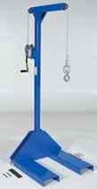 210 PALLET TRUCK NOT INCLUDED Tripod Hoist Stands Portable and adjustable height tripod provides a convenient and