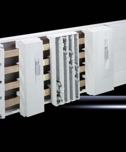and data centres, as well as in Ri4Power system technology. Flat bar system up to 800 A. PLS busbar system 800 A/1600 A.