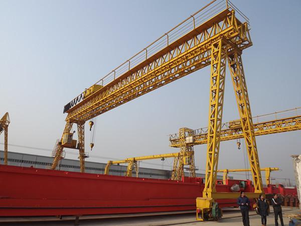 Our larger gantry cranes can be more