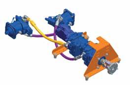 DRAWBAR PULLING LEADERSHIP DUAL PATH HYDROSTATIC TRANSMISSION The entirely re-engineered transmission offers best-in-class pulling capacity combined with the typical manoeuvrability of the