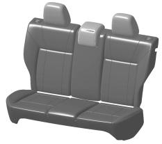 Seating and Safety Restraints Center seat position Your vehicle is equipped with a second row center head restraint that is vertically adjustable and removable.