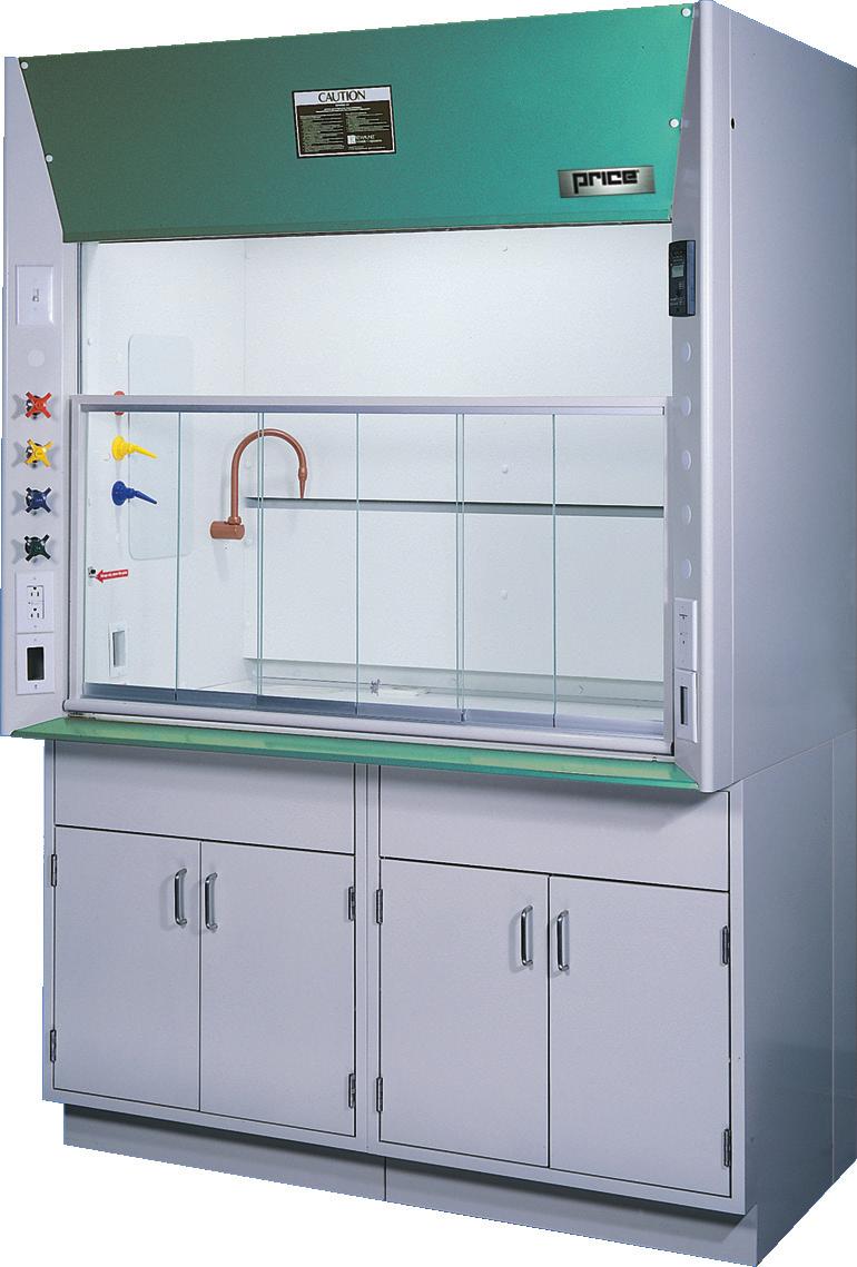 FUME HOODS Dynamic Bench Fume Hood Features The Dynamic Bench fume hood requires over 70 percent less exhaust air volume than a traditional by-pass fume hood.