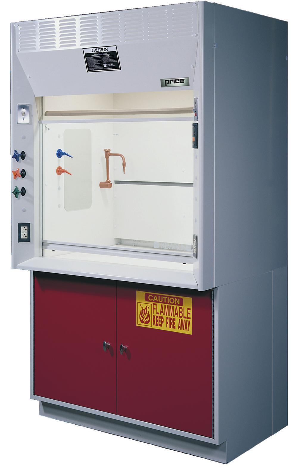FUME HOODS Chemical Fume Hood Features Chemical Fume Hoods are designed with a rigid frame construction that assures solid installation and low vibration and sound levels.