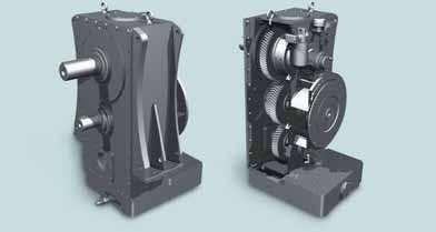 are used Power transmission Tried and tested gear transmission specially designed for Lokotrack use Direct crusher drive