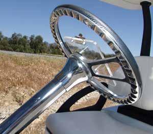Steering Columns & Hubs Half-wrapped Billet Steering Wheels can be found on page 34.