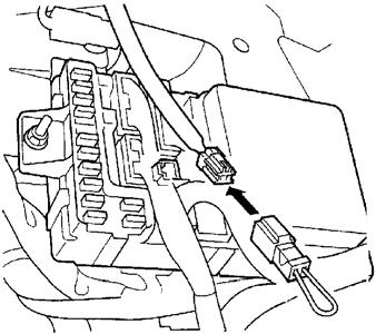(Figure 10-32, Figure 10-33) Codes cannot be cleared manually on these vehicles. A factory scan tool must Clear codes by: be used to clear SRS codes. When done: Disconnect jumper & turn ignition off.