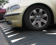 SMART SPEED BUMPS Extra wide rubber Smart speed bumps are designed to slow traffic down smoothl