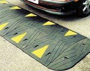 1000mm wide (driveover) Smart speed bumps is one of the widest available on the European market giving the benefits of a constructed hump with the convenience and safety of a bolt down solid rubber