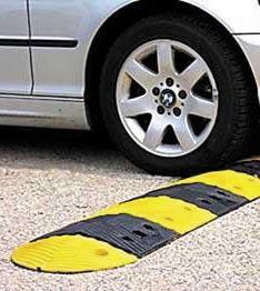 MODULAR RUBBER SPEED BUMPS Modular rubber speed bumps are supplied in sections that can be quickly assembled.