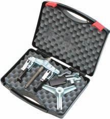 KL-0152-90 K Twin- / Triple-Leg Puller Set, With Quick-Release Lever KL-0152-90 K For removing pulleys, gearwheels or ball bearings.
