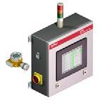 Peripheral components Safety components Description GSM-II GSM-II monitors potentially dangerous concentrations of flammable or explosive gases and shuts them off before