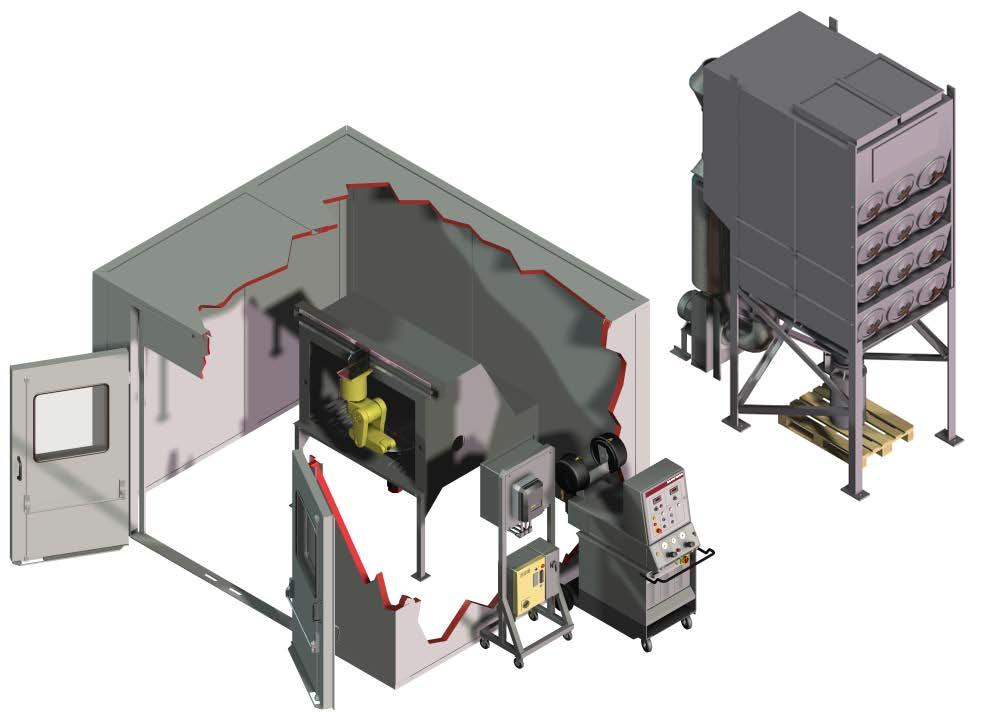 manual Electric Arc system Filter Spray booth Gun manipulator Handling interface and