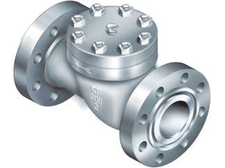Installing the Series 35 in vertical upflow applications requires no modification, and the Series 35 Check Valve is also suitable for Pigging.