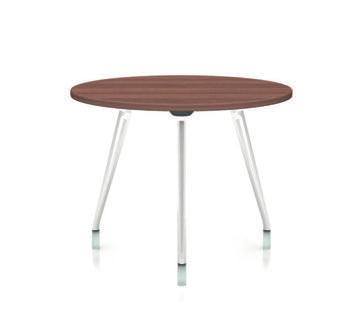 AbakEnvironments Tables Round, Scallop Leg Designer: Tim Wallace A high-performance desking system capable of numerous applications, AbakEnvironments looks as smart as it works.