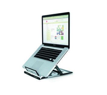 Laptop and Tablet Accessories Designer: Colebrook Bosson Saunders CBS Accessories move mobile technology off the work surface, allowing workers to adopt better postures and avoid eyestrain while