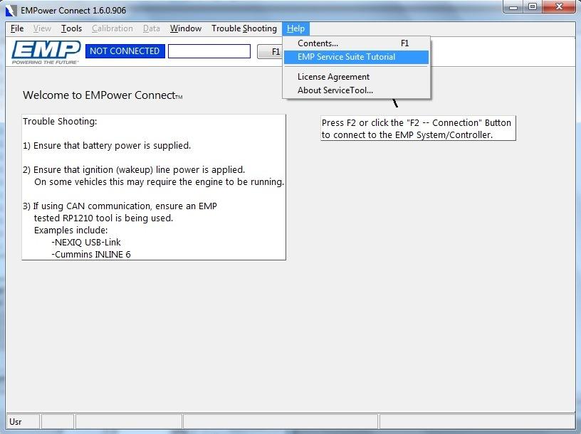 Explanation of Function EMP Service Suite When you install Service Suite on your shop computer, several programs and utilities will load and be saved in a program folder EMP Tools.