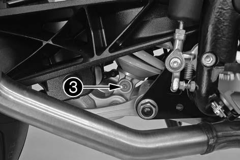 The adjusting screw [1] for the low-speed range can be adjusted with a screwdriver. The adjusting screw [2] for the high-speed range can be adjusted with a 15 mm socket wrench.