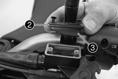 Turning the adjusting screw in a counterclockwise direction will move the clutch lever closer to the handlebar. Adjustment of the clutch lever position is only possible within certain limits.