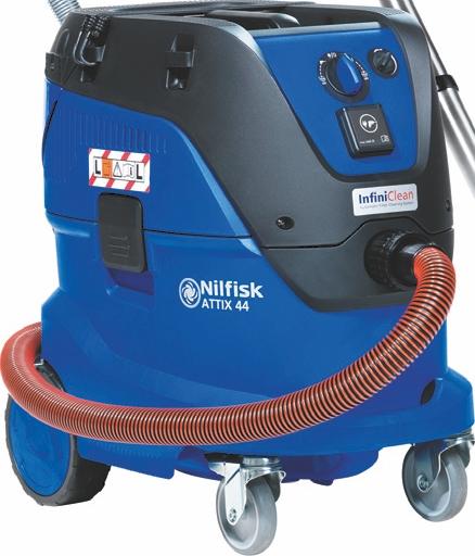 Class certified Machine Power outlet with auto start/stop, collect dust from your tool InfiniClean - Automatically cleans the