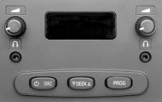 SRC (Source): Press this button to select a source: radio, cassette tape, or CD. P (Power): Press this button to turn the system on or off.