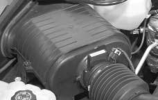 How to Inspect Vehicles with an Air Filter Restriction Indicator Locate the air filter restriction indicator on the engine air duct.