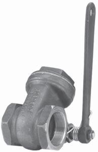 235RF Full Port full port ball valve used for liquid handling with manual open-close in quick quarterturn handle operation. Threaded (NPT) connections. Valve can be operated in partial open position.