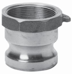 Cam-and-groove style couplings for specialized applications.