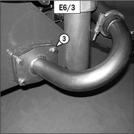 E6/5 - Replace the strainer and tighten the suction strainer cover (3) (fig. E6/3) [tightening torque: 60 ft.- lbs. (81 Nm)] making sure the seal is in the correct position.