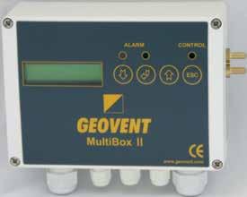 EASY TO USE MultiBox II is particularily suitable for dynamic pressure regulation in installations with regulation dampers and/or with fans with frequency inverters.