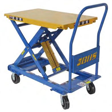 Self-Leveling Mobile Lift Tables BHS Self-Leveling Mobile Lift Tables (SMLT) are fully adjustable and improve productivity and efficiency by automatically leveling during loading and unloading to
